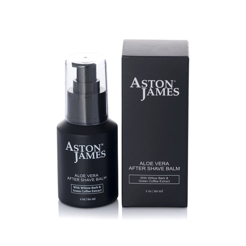 Men's aftershave lotion and balm